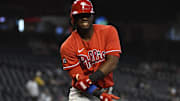 Odúbel Herrera es uno de los jardineros de los Filis
