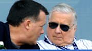 New York Yankees figurehead George Steinbrenner and son Hank