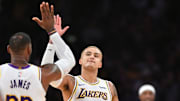 LeBron y Kuzma en la temporada pasada