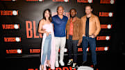 Eiza Gonazlez and the cast of Bloodshot.