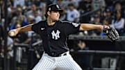Gerrit Cole's New York Yankees Spring Training debut. 