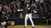 New York Yankees OF Giancarlo Stanton suffered a calf injury.