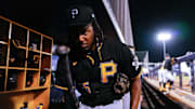 The Pittsburgh Pirates dugout during spring training