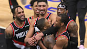 Damian Lillard le dio el triunfo a Portland de forma dramática 