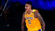 Kuzma es uno de los jugadores con la responsabilidad de apoyar ofensivamente al duo estelar de los Lakers