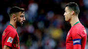 Bruno Fernandes e Cristiano Ronaldo