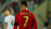 Cristiano Ronaldo arborant son mythique numéro 7.