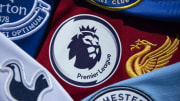 Premier League Logo With Club Shirts