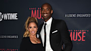 Kobe Bryant y Vanessa Bryant en la presentación del documental "Muse" 