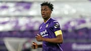 Sambi Lokonga is on his way to the Emirates Stadium