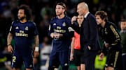 Marcelo, Sergio Ramos, dan Zinedine Zidane
