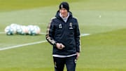 Zidane à l'entraînement. 