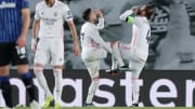 El Real Madrid le metió tres goles al Atalanta