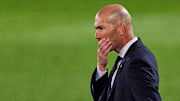 Zidane lors de la défaite des siens en Liga face à Cadiz. . 