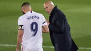 Karim Benzema et Zinédine Zidane. 