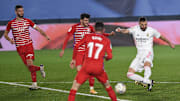 Benzema marcó en los últimos instantes