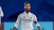 Sergio Ramos con la camiseta del Real Madrid