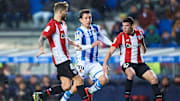 Mikel Oyarzabal dan Inigo Martinez - La Liga