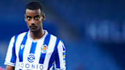 Alexander Isak avec la Real Sociedad. 