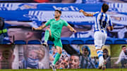 Real Sociedad and Real Madrid played at an empty Anoeta on Sunday