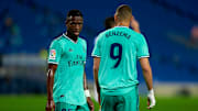 Vinicius Junior et Karim Benzema seront en charge d'animer l'attaque madrilène face à Getafe