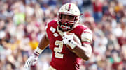 Boston College running back AJ Dillon