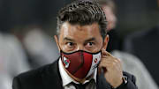Marcelo Gallardo dirigiendo a River Plate