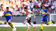 River Plate v Boca Juniors - Torneo Liga Profesional 2021 - Julián Álvarez volvió loco a todo Boca.