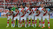 Los once de River el día de la consagración ante Quilmes