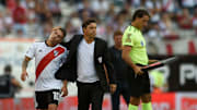 Gallardo felicita a Quintero.