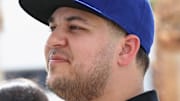 Rob Kardashian And Blac Chyna At Sky Beach Club