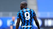 Romelu Lukaku of Fc Internazionale  looks on during the...