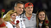 Urban Meyer's oldest daughter went after ESPN host John Anderson for on-air comments.