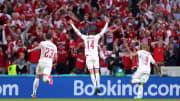 Mikkel Damsgaard opened the scoring in Copenhagen