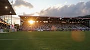 Das Dreisamstadion in Freiburg.