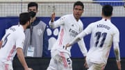 Le Real emmené par un Raphaël Varane décisif s'impose sur la pelouse de Huesca.