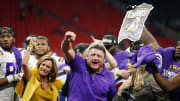 Ed Orgeron and the LSU Tigers are Playoff-bound after winning the SEC Championship over Georgia