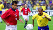 Trotz Nummer 9 kamen für Marcelinho nur wenige Selecao-Einsätze zusammen
