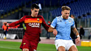Mancini e Immobile nell'ultimo derby