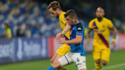 SSC Napoli v FC Barcelona - UEFA Champions League Round of 16: First Leg