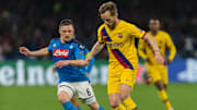 SSC Napoli v FC Barcelona - UEFA Champions League Round of 16: First Leg
