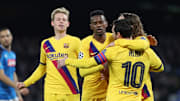 SSC Napoli v FC Barcelona - UEFA Champions League Round of 16: First Leg