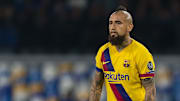 SSC Napoli v FC Barcelona - UEFA Champions League Round of 16: First Leg
