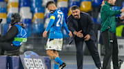 SSC Napoli v FC Barcelona - UEFA Champions League Round of 16: First Leg