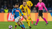 SSC Napoli v FC Barcelona - UEFA Champions League Round of 16: First Leg