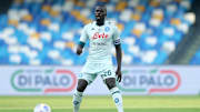 Koulibaly avec Naples, en match de pré-saison contre Pescara.