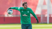 Stefanos Kapino beim Werder-Training