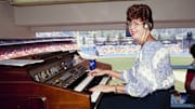 Dodgers organist Nancy Bea. 