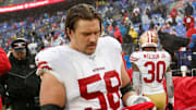San Francisco 49ers center Weston Richburg is out for the year. 