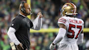 49ers defensive coordinator Robert Saleh will interview for the Browns head coaching opening 
